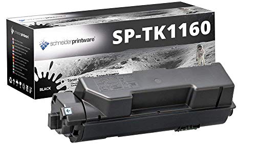 Schneider Printware Toner | 100% höhere Reichweite | kompatibel zu Kyocera TK-1160 für Kyocera ECOSYS P2040dn Kyocera ECOSYS P2040dw | Schwarz 14.000 Seiten von schneiderprintware