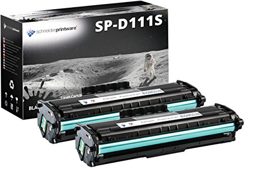 Schneider Printware Toner | 140 Prozent mehr Druckleistung | kompatibel,als Ersatz für MLT-D111S /els für Samsung Xpress M2020 M2022 M2022W M2026 M2026W M2070 M2070F M2070FW M2070W, 2er-Pack von schneiderprintware
