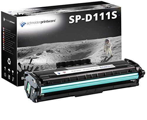 Schneider Printware Toner | 140 Prozent mehr Druckleistung | kompatibel,als Ersatz für Samsung MLT-D111S /els von schneiderprintware