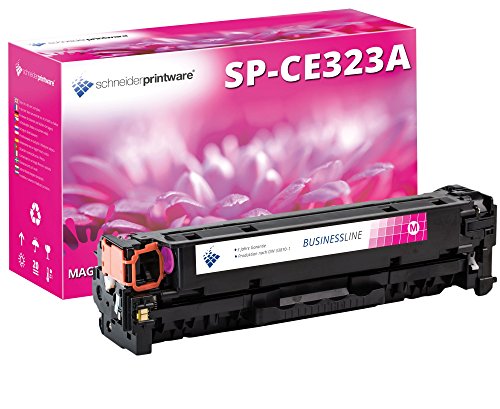 Schneider Printware Toner | 30% höhere Druckleistung | kompatible, als Ersatz für CE323A Magenta für HP Laserjet Pro CM1415fn CM1415fnw CP1525 CP1525n CP1525nw von schneiderprintware