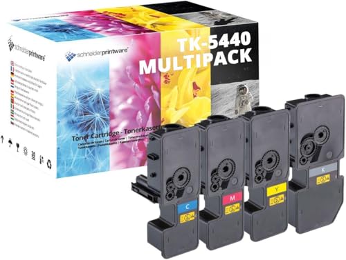 Schneider Printware Toner TK-5440 TK5440 Multipack kompatibel für Kyocera ECOSYS MA2100 PA2100 MA2100cfx MA2100cwfx PA2100cwx PA2100cx TK-5440K TK-5440C TK-5440M TK-5440Y von schneiderprintware