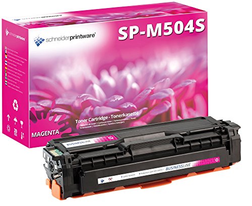 schneiderprintware Toner (35 Prozent mehr DRUCKLEISTUNG) als Ersatz für CLT-C504M Magenta für Samsung CLP-410 CLP-415N CLP-415NW CLX-4190 CLX-4195FN CLX-4195FW CLX-4195N Xpress C1810W C1860FW von schneiderprintware