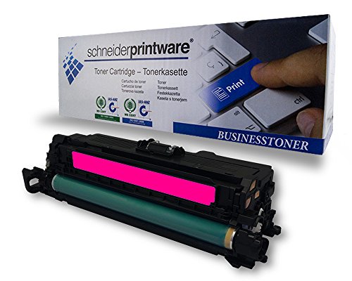 schneiderprintware kompatibel Toner als Ersatz für EP-723 Magenta für Canon i-Sensys LBP7750 CDN, für HP Color Laserjet CP3525n CP3525dn CM3530 CM3530fs MFP von schneiderprintware