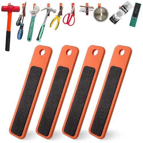 sciuU Flexible starke Magnete [4 Stück] - biegbar schlanke Neodym Magnet Flach - stark Magnet Werkzeug Halter für Werkzeugwand Whiteboards Zuhause Kühlschrank Fahrzeug Garage Werkstatt Büro von sciuU