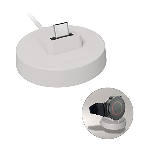 sciuU Ladestation kompatibel mit Ladestation für Huawei GT 2 Pro/GT 3 / Watch 3 / Watch 3 Pro, Ständer Ladeständer mit 1 m (3,3 Fuß) USB-Kabel, Weiß von sciuU