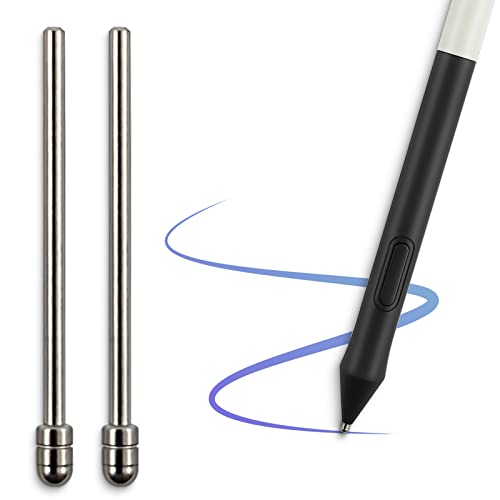 sciuU Spitzen aus Titanlegierung Kompatibel mit Wacom One Creative Pen, [2 Pack] Metallisch Spitze Bleistift Tipps Tips für WACOM WACOM ONE DTC133W0A / Galaxy Tab S8 S7 Stylus Eingabestift von sciuU