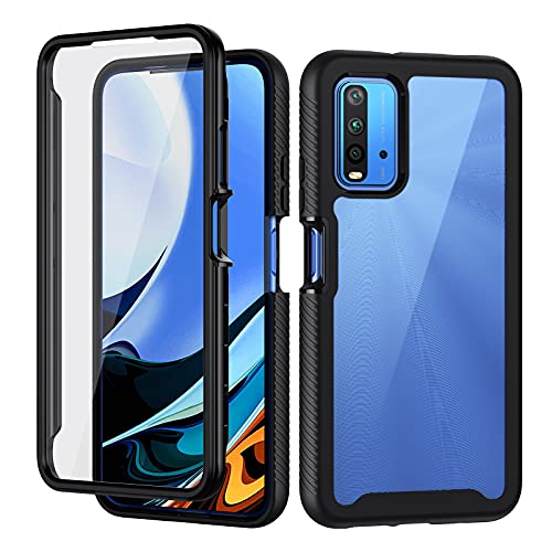 seacosmo Kompatibel mit Xiaomi Redmi 9T Hülle, Stoßfest Cover Xiaomi Poco M3 360 Grad vollschutz Handyhülle Rugged Schutzhülle redmi 9T mit eingebautem Displayschutz, Schwarz seacosmo Kompatibel mit Xiaomi Redmi 9T Hülle, Stoßfest Cover Xiaomi Poco M3 360 Grad vollschutz Handyhülle Rugged Schutzhülle redmi 9T mit eingebautem Displayschutz, Schwarz von seacosmo