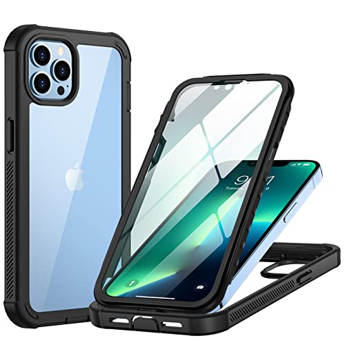 seacosmo iPhone 13 Pro Hülle, Stoßfest Handyhülle iPhone 13 Pro 360 Grad Rugged Case mit eingebautem Displayschutz, Schwarz seacosmo iPhone 13 Pro Hülle, Stoßfest Handyhülle iPhone 13 Pro 360 Grad Rugged Case mit eingebautem Displayschutz, Schwarz von seacosmo