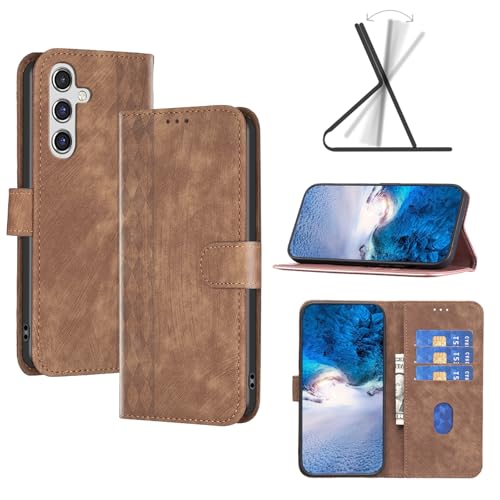 Schutzhülle für Samsung Galaxy A36, Rundumschutz aus echtem Leder, Samsung A36, mit TPU-Innenschale, Kartenfächern, Ständer und Magnetverschluss, Galaxy A 36 Handyhüllen für Damen, Herren und Herren Schutzhülle für Samsung Galaxy A36, Rundumschutz aus echtem Leder, Samsung A36, mit TPU-Innenschale, Kartenfächern, Ständer und Magnetverschluss, Galaxy A 36 Handyhüllen für Damen, Herren und Herren von seaoppn