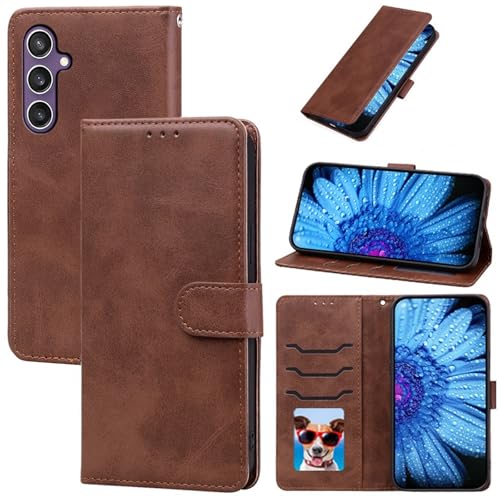 Schutzhülle für Samsung Galaxy A56, Rundumschutz aus echtem Leder, mit TPU-Innenschale, Kartenfächern, Ständer und Magnetverschluss, Galaxy A 56, Handyhüllen für Damen, Herren und Herren Schutzhülle für Samsung Galaxy A56, Rundumschutz aus echtem Leder, mit TPU-Innenschale, Kartenfächern, Ständer und Magnetverschluss, Galaxy A 56, Handyhüllen für Damen, Herren und Herren von seaoppn