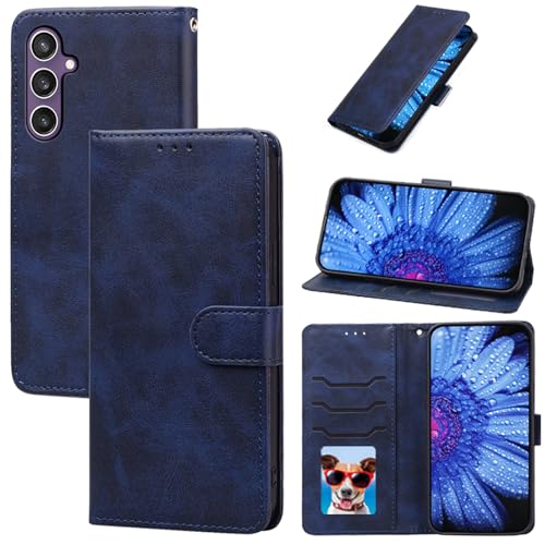 Schutzhülle für Samsung Galaxy A56, Rundumschutz aus echtem Leder, mit TPU-Innenschale, Kartenfächern, Ständer und Magnetverschluss, Galaxy A 56, Handyhüllen für Damen, Herren und Herren Schutzhülle für Samsung Galaxy A56, Rundumschutz aus echtem Leder, mit TPU-Innenschale, Kartenfächern, Ständer und Magnetverschluss, Galaxy A 56, Handyhüllen für Damen, Herren und Herren von seaoppn