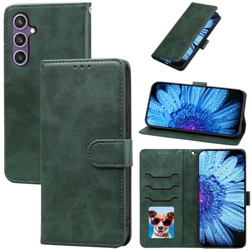 Schutzhülle für Samsung Galaxy A56, Rundumschutz aus echtem Leder, mit TPU-Innenschale, Kartenfächern, Ständer und Magnetverschluss, Galaxy A 56, Handyhüllen für Damen, Herren und Herren Schutzhülle für Samsung Galaxy A56, Rundumschutz aus echtem Leder, mit TPU-Innenschale, Kartenfächern, Ständer und Magnetverschluss, Galaxy A 56, Handyhüllen für Damen, Herren und Herren von seaoppn