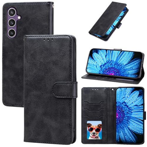 Schutzhülle für Samsung Galaxy A56, Rundumschutz aus echtem Leder, mit TPU-Innenschale, Kartenfächern, Ständer und Magnetverschluss, Galaxy A 56, Handyhüllen für Damen, Herren und Herren Schutzhülle für Samsung Galaxy A56, Rundumschutz aus echtem Leder, mit TPU-Innenschale, Kartenfächern, Ständer und Magnetverschluss, Galaxy A 56, Handyhüllen für Damen, Herren und Herren von seaoppn
