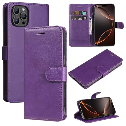 Schutzhülle für iPhone 16 Pro Max, Klappetui, Klappetui, Klappständer, mit magnetischem Schutz und Kartenfächern, Handgelenkschlaufe, Premium-PU-Leder, 16 Pro MaxCase, iPhone für Damen, Herren und Schutzhülle für iPhone 16 Pro Max, Klappetui, Klappetui, Klappständer, mit magnetischem Schutz und Kartenfächern, Handgelenkschlaufe, Premium-PU-Leder, 16 Pro MaxCase, iPhone für Damen, Herren und von seaoppn