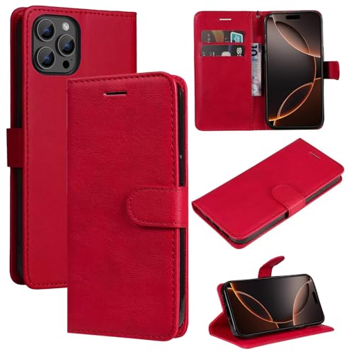 Schutzhülle für iPhone 16 Pro Max, Klappetui, Klappetui, Klappständer, mit magnetischem Schutz und Kartenfächern, Handgelenkschlaufe, Premium-PU-Leder, 16 Pro MaxCase, iPhone für Damen, Herren und Schutzhülle für iPhone 16 Pro Max, Klappetui, Klappetui, Klappständer, mit magnetischem Schutz und Kartenfächern, Handgelenkschlaufe, Premium-PU-Leder, 16 Pro MaxCase, iPhone für Damen, Herren und von seaoppn