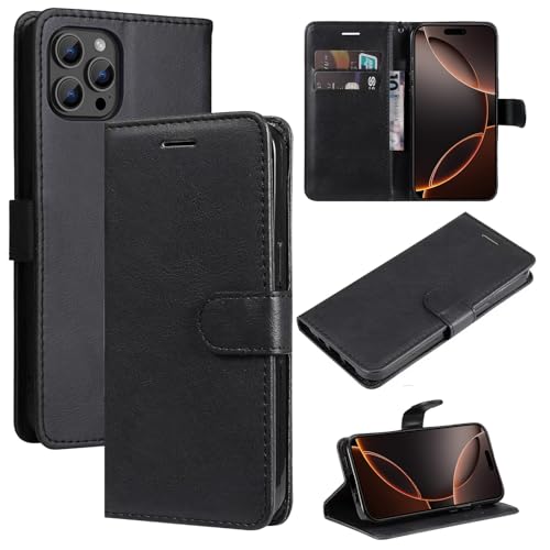 Schutzhülle für iPhone 16 Pro Max, Klappetui, Klappetui, Klappständer, mit magnetischem Schutz und Kartenfächern, Handgelenkschlaufe, Premium-PU-Leder, 16 Pro MaxCase, iPhone für Damen, Herren und Schutzhülle für iPhone 16 Pro Max, Klappetui, Klappetui, Klappständer, mit magnetischem Schutz und Kartenfächern, Handgelenkschlaufe, Premium-PU-Leder, 16 Pro MaxCase, iPhone für Damen, Herren und von seaoppn