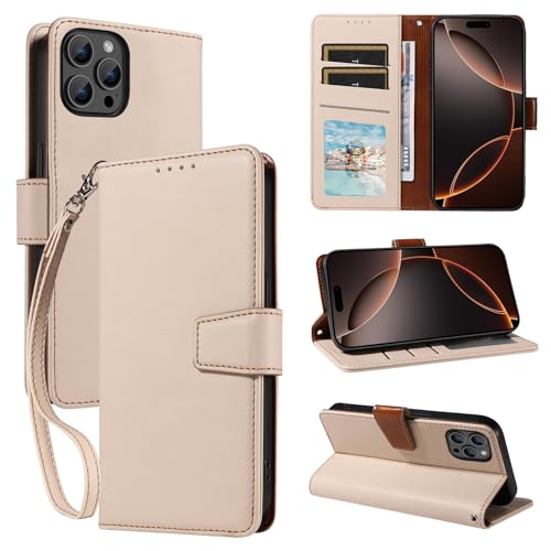 Schutzhülle für iPhone 16 Pro Max, magnetischer Schutz, RFID-Blockierung, 3 Kartenfächer, stoßfeste TPU-Schale, iPhone 16 Pro Max, Klappetui, Premium-PU-Leder, 16 ProMax Schutzhülle für iPhone 16 Pro Max, magnetischer Schutz, RFID-Blockierung, 3 Kartenfächer, stoßfeste TPU-Schale, iPhone 16 Pro Max, Klappetui, Premium-PU-Leder, 16 ProMax von seaoppn