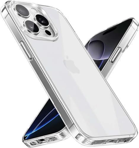 seaoppn Klare Hülle für iPhone 16 Pro Max 6,9 Zoll, [Unzerbrechlicher Schutz in Militärqualität] Stoßfeste Anti-Kratzer Schutzhülle Kompatibel mit iPhone 16 Pro Max (Klar) von seaoppn