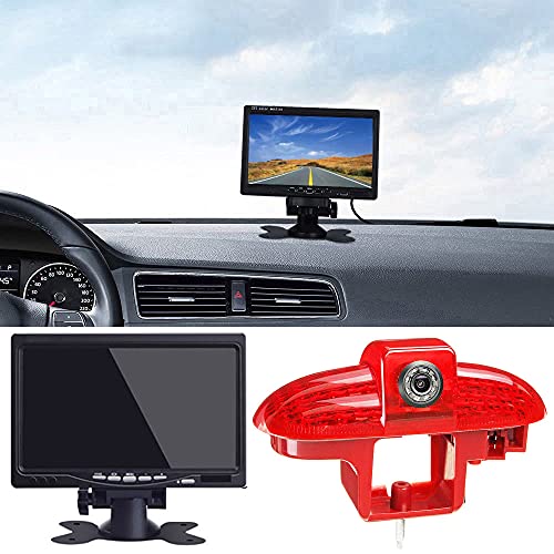 Mit 7 Zoll LCD Monitor, Nachtsicht HD Doppelkameras Einparkhilfe Kamera Bremsleuchte Rückfahrkamera Ersatz für Nissa Primastar/Opel Vivaro Van Diesel Petrol/Renault Trafic II III 2 3 Diesel Bus Mit 7 Zoll LCD Monitor, Nachtsicht HD Doppelkameras Einparkhilfe Kamera Bremsleuchte Rückfahrkamera Ersatz für Nissa Primastar/Opel Vivaro Van Diesel Petrol/Renault Trafic II III 2 3 Diesel Bus von sedodogo