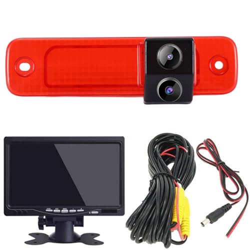 Mit 7 Zoll LCD Monitor,Nachtsicht HD Doppelkameras Einparkhilfe Kamera Bremsleuchte Rückfahrkamera Ersatz für Ford Transit Hecktur Transporter Van 3/Ford Transit MK7 Tourneo/Furgon MK4 Mit 7 Zoll LCD Monitor,Nachtsicht HD Doppelkameras Einparkhilfe Kamera Bremsleuchte Rückfahrkamera Ersatz für Ford Transit Hecktur Transporter Van 3/Ford Transit MK7 Tourneo/Furgon MK4 von sedodogo