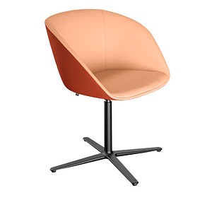 sedus Besuchersessel on spot cosy uc-802/004 orange Stoff von sedus