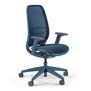 sedus Bürostuhl se:air, Ai-821/003 Stoff blau, Gestell blau von sedus