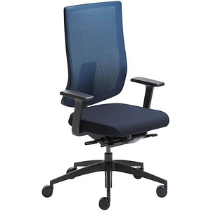 sedus Bürostuhl se:do, AP-822/002 Stoff blau, Gestell schwarz von sedus