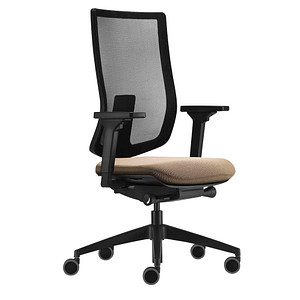 sedus Bürostuhl se:do pro light 2, AP-896/007 Stoff beige, Gestell schwarz von sedus