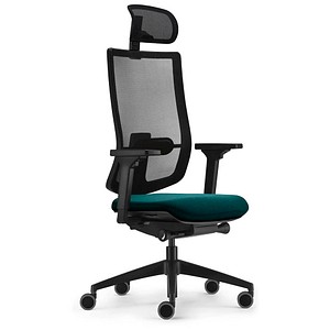 sedus Bürostuhl se:do pro light 2, AP-896/010 Stoff blau, Gestell schwarz von sedus