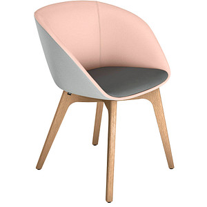 sedus Schalenstuhl on spot cosy uc-827/004 rosa, grau Stoff sedus Schalenstuhl on spot cosy uc-827/004 rosa, grau Stoff von sedus