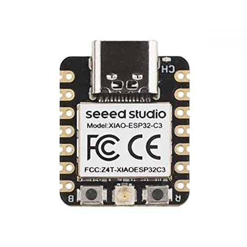 Seeed Studio XIAO ESP32C3 - Tiny MCU Board mit Wi-Fi und BLE für IoT-Steuerungsszenarien. Mikrocontroller mit Batterieladung, energieeffizient und Reichhaltige Schnittstelle für winziges maschinelles von seeed studio