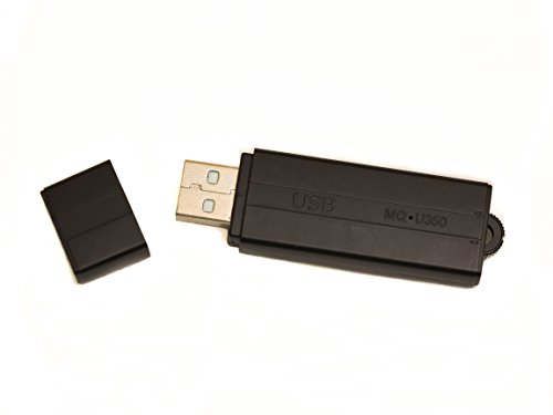 sellgal-tec ® MQ-U350DE Plus (V108) USB-Stick 8GB Diktiergerät Wanze mit Aufnahmeaktivierung durch Geräusche oder Daueraufnahme. Neue Funktionen, anthrazit von sellgal-tec