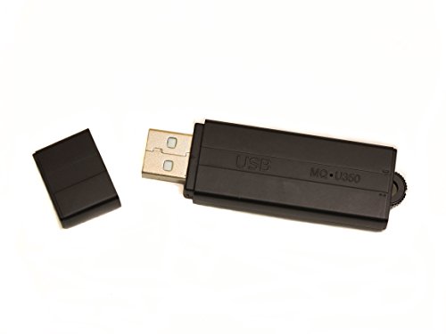 sellgal-tec ® U350plus DE Diktiergerät Wanze als USB-Stick mit Geräuschaktivierung oder Daueraufnahme. Erweiterte Funktionen, anthrazit, 8GB von sellgal-tec