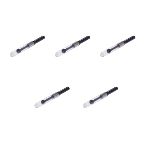 seluluory 5 x Universal-Füllfederhalter-Tintenkonverter, Standard-Push-Kolbenfüller, abnehmbare Stifttinte von seluluory