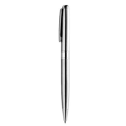 seluluory Metall-Kugelschreiber, stabiler Stiftclip, nachfüllbar, 0,7 mm, Business-Signatur-Stift für Hotel, Restaurant, Empfang von seluluory