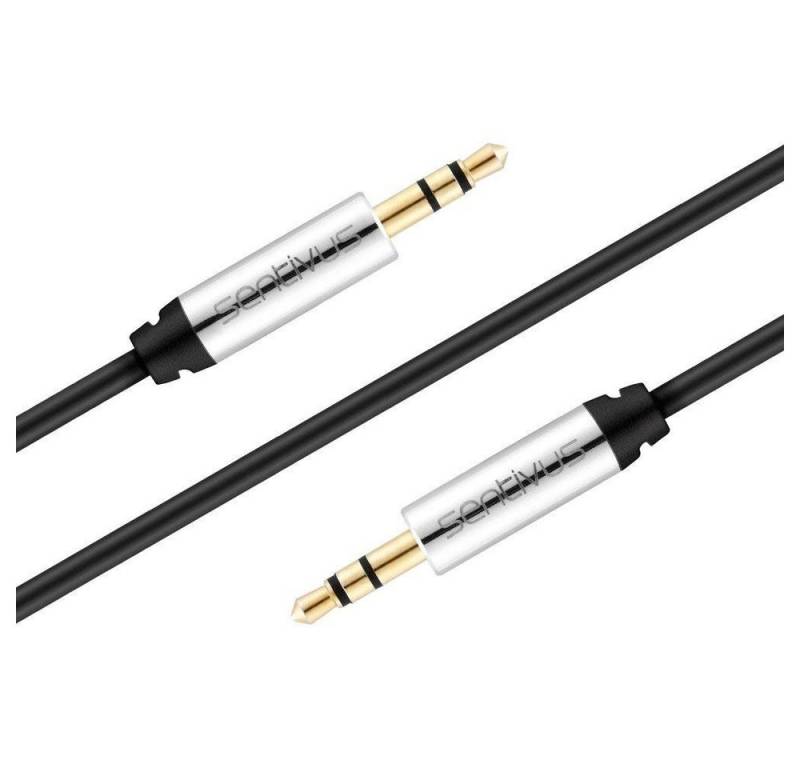 sentivus Sentivus AU000 Premium Audio Klinken Kabel (3,5mm Stecker auf 3,5mm Audio-Kabel von sentivus