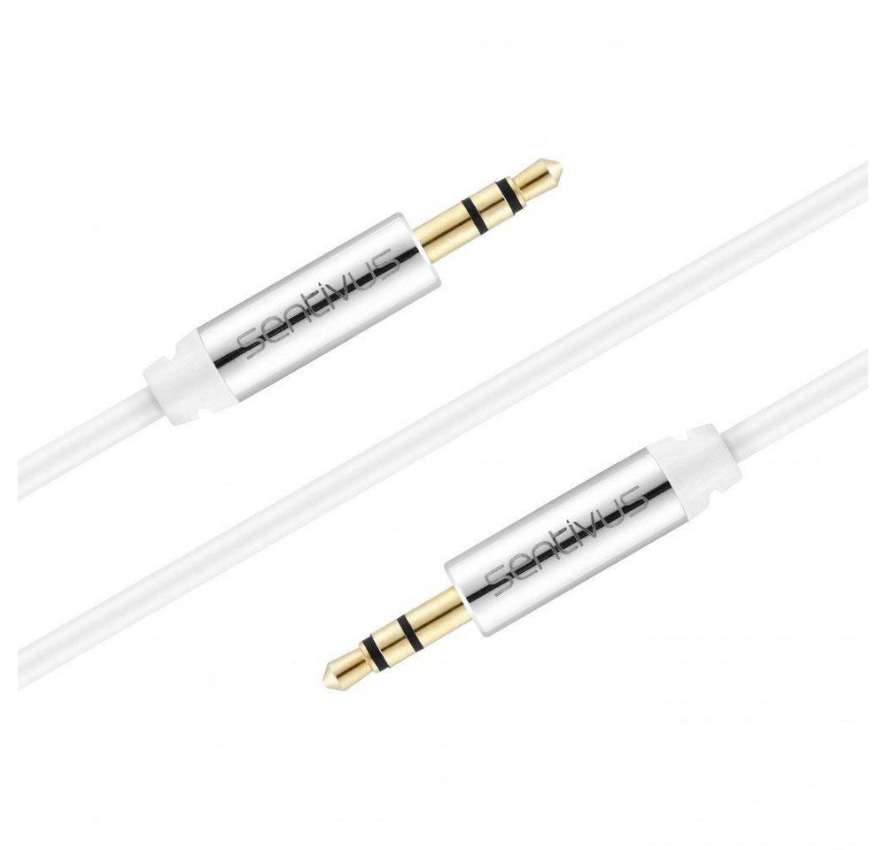 sentivus Sentivus AU001 Premium Audio Klinken Kabel (3,5mm Stecker auf 3,5mm Audio-Kabel von sentivus