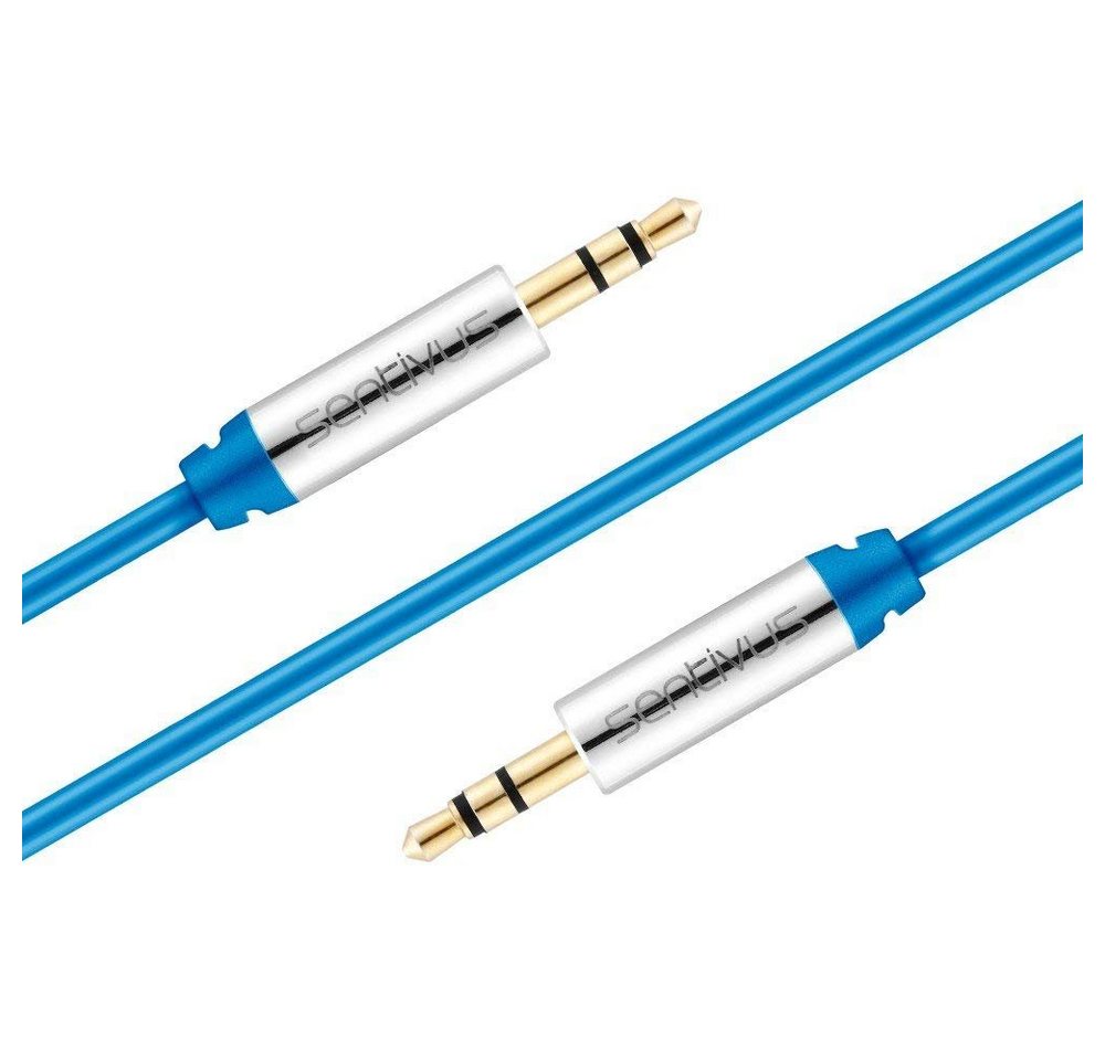 sentivus Sentivus AU003 Premium Audio Klinken Kabel (3,5mm Stecker auf 3,5mm Audio-Kabel sentivus Sentivus AU003 Premium Audio Klinken Kabel (3,5mm Stecker auf 3,5mm Audio-Kabel von sentivus