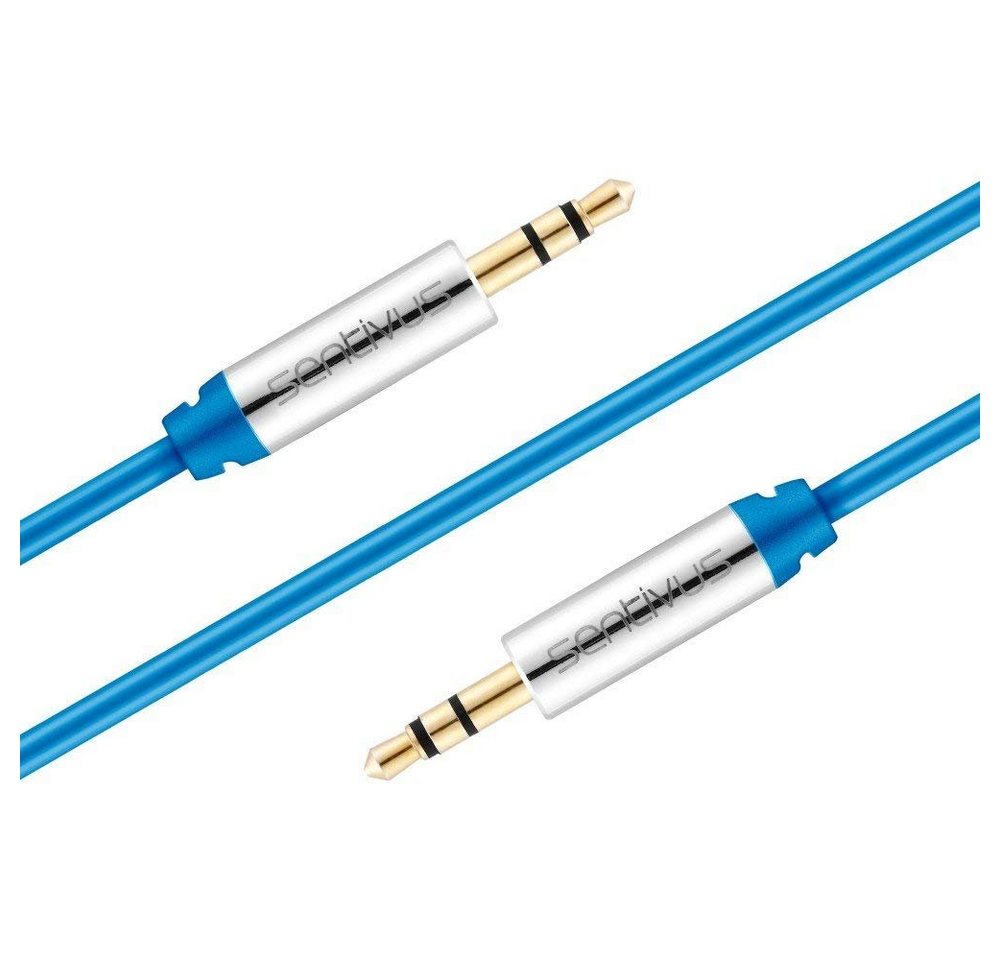 sentivus Sentivus AU003 Premium Audio Klinken Kabel (3,5mm Stecker auf 3,5mm Audio-Kabel von sentivus