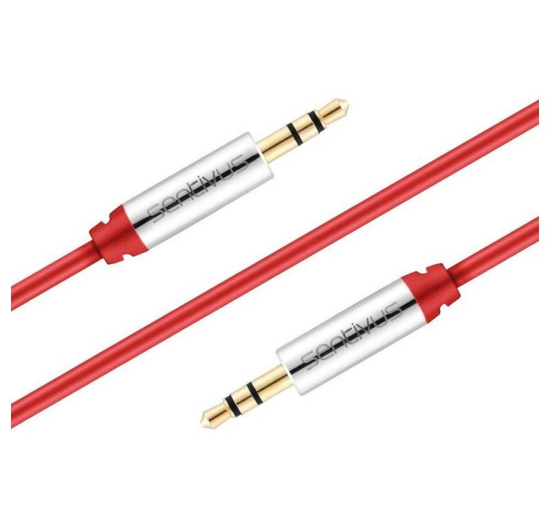 sentivus Sentivus AU005 Premium Audio Klinken Kabel (3,5mm Stecker auf 3,5mm Audio-Kabel von sentivus