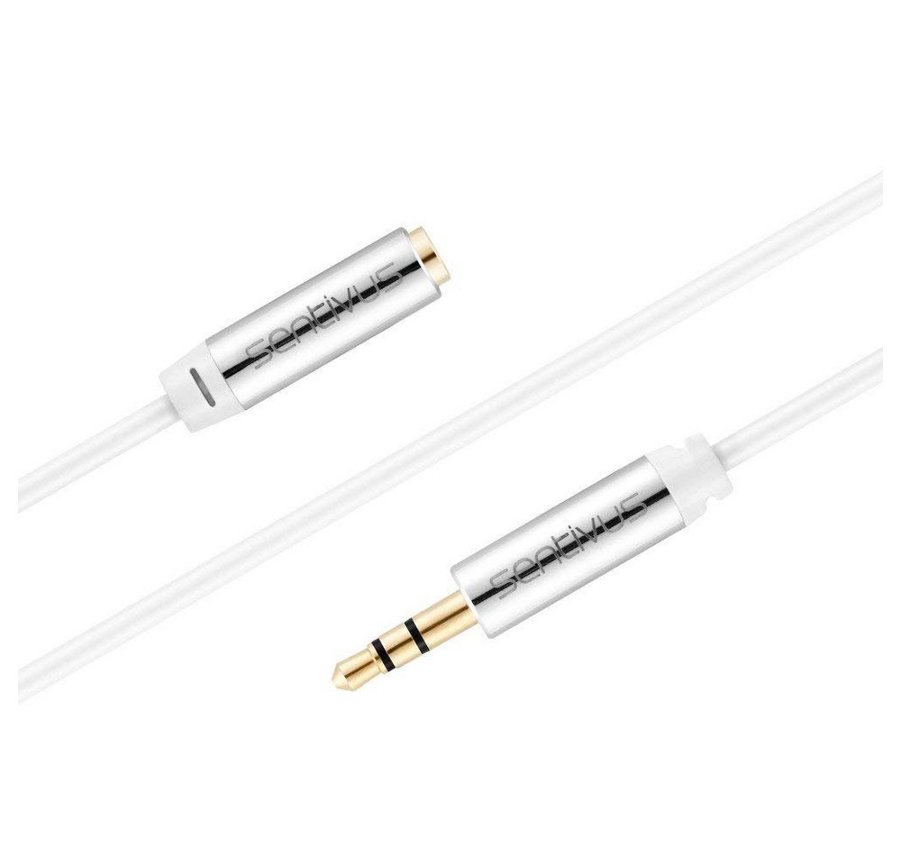 sentivus Sentivus AU061 Premium Audio Klinken-Verlängerungskabel (3,5mm Stecker Audio-Kabel von sentivus