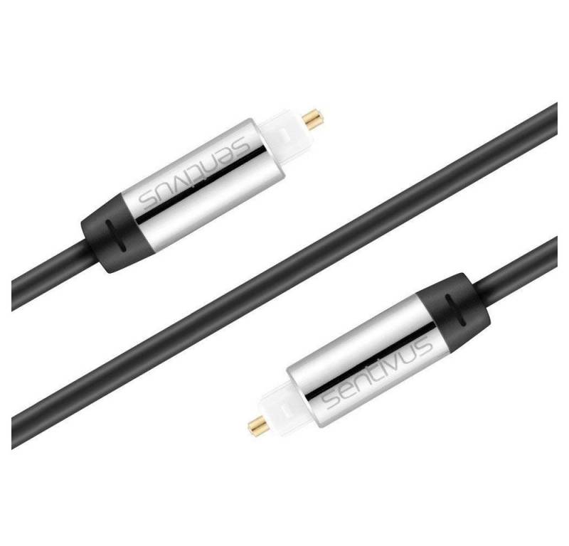 sentivus Sentivus AU090 Premium Toslink Optisches Kabel, Digital-Audiokabel, Audio-Kabel von sentivus