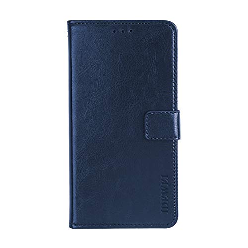 Kompatibel mit ALCATEL 1SE LIGHT / 4087U Handyhüllen Schutzhülle Cover Case Stand Flip Magnetic Gel TPU Kunstleder Schutz Brieftasche (Blau) von senza marchio