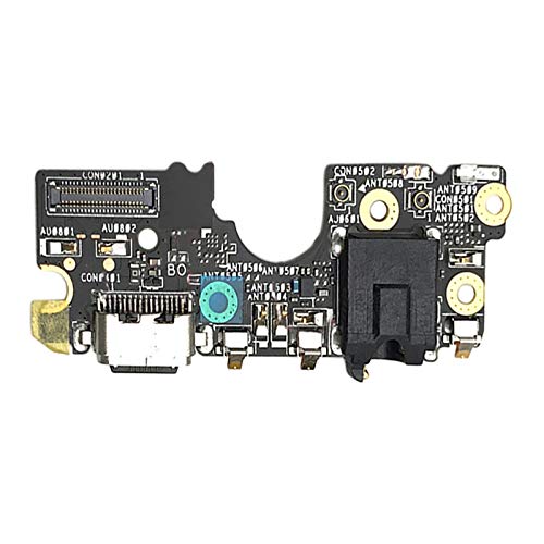 Kompatibel mit Asus Zenfone 6 (2019) / ZS630KL PCB-Schaltmodul USB-Anschluss Typ C Ladeanschluss + Mikrofon Anrufe DC BOARD SYNC Daten + IN Jack Kopfhörer von senza marchio