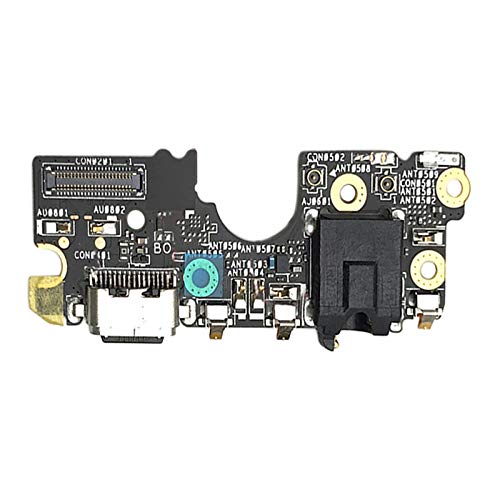 Ersatzteil kompatibel mit Asus Zenfone 6 (2019) / ZS630KL Schaltkreis Modul PCB Port USB Typ C Ladeanschluss + Mikrofon Anruf DC Board Sync Daten + Klinke Kopfhörer von senza marchio