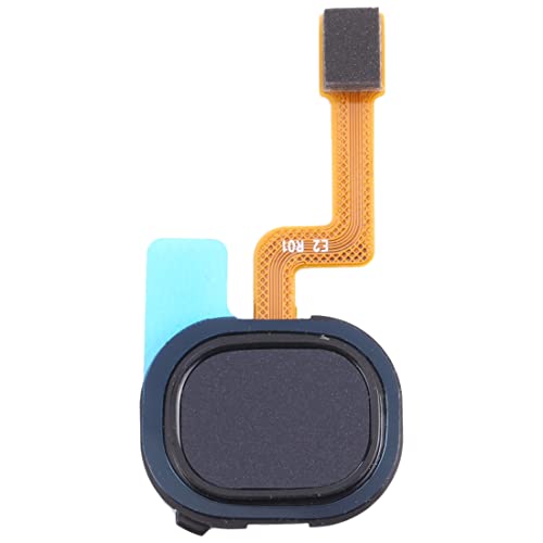 Ersatzteil kompatibel mit Samsung Galaxy A21s SM-A217 A217F A217 Flex + Home-Taste + Fingerabdruckleser FINGERPRINT Schaltung + Navigationstaste App Menü Home Center + FINGERPRINT (Schwarz) von senza marchio