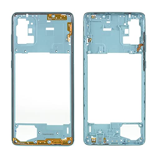 Kompatibel mit Samsung Galaxy A71 SM-A715F A715F A715 Ersatzteil Middle Frame Gehäuse mit seitlichem Rahmen + Lautstärketasten Blau Kompatibel mit Samsung Galaxy A71 SM-A715F A715F A715 Ersatzteil Middle Frame Gehäuse mit seitlichem Rahmen + Lautstärketasten Blau von senza marchio
