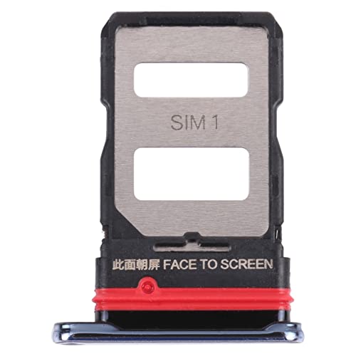 senza marchio Kompatibel mit Xiaomi Mi 11T / 11T Pro 2108111RG Try Tray Kartenfach Dual SIM Card Nano Sim 1 + Slot SIM 2 Kartenleser (Silber) von senza marchio