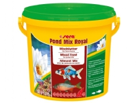 sera Pond Mix Royal, Teichfische, Trockenfischfutter, Mix, Vitamin A, Vitamin B1, Vitamin B2, Vitamin C, Vitamin D3, Vitamin E, 32,5%, 6,6% von sera