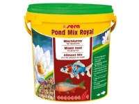 sera Pond Mix Royal, Teichfische, Trockenfischfutter, Mix, Vitamin A, Vitamin B1, Vitamin B2, Vitamin C, Vitamin D3, Vitamin E, Groß, Medium, Klein, 32,5% von sera